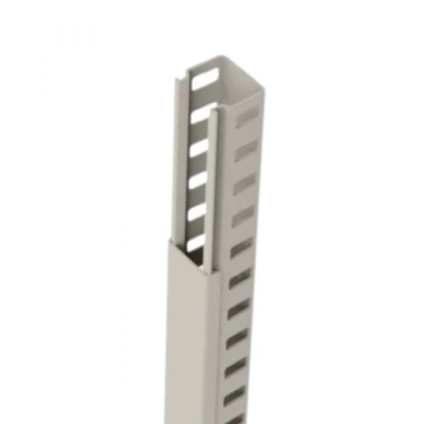 2 Metros de Canaleta Bege 1,5x2,2cm Semi-Aberta Elesys