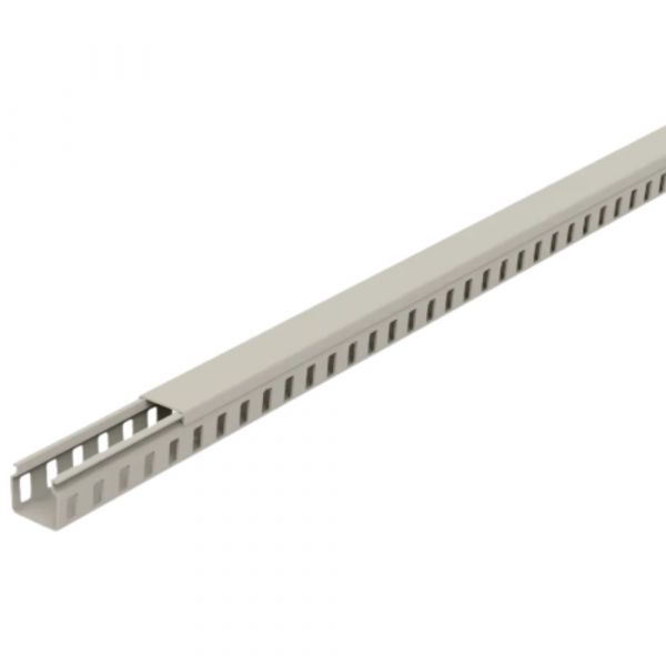 2 Metros de Canaleta Bege 2,2x2,2cm Semi-Aberta Elesys