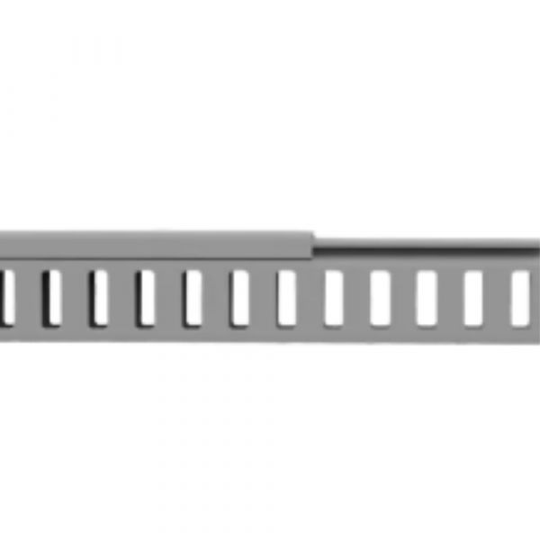 2 Metros de Canaleta Cinza Média 3x5cm Semi-Aberta Elesys