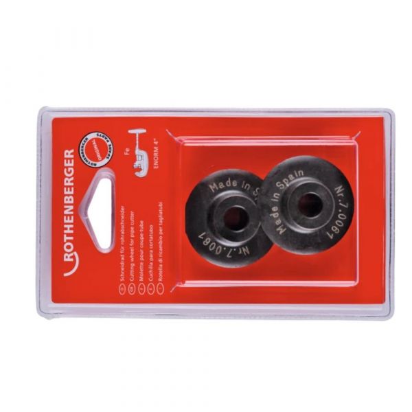 2 Peças Lâmina de Reposição para Cortador de Tubos 070061D Rothenberger