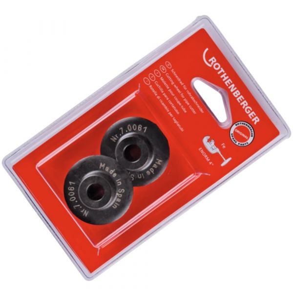 2 Peças Lâmina de Reposição para Cortador de Tubos 070061D Rothenberger