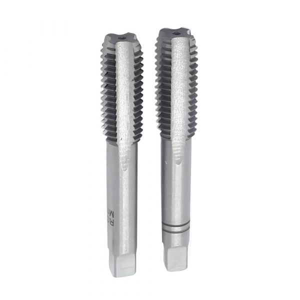 2 Peças Macho Manual em Aço Liga WS 1 Pol. x 8 FPP Amatools