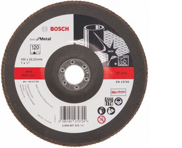 Disco Flap Reto Best For Metal 7G120 Bosch