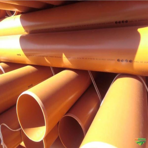 6 Metros de Tubo Coletor Ocre Esgoto JEI DN300 Tigre