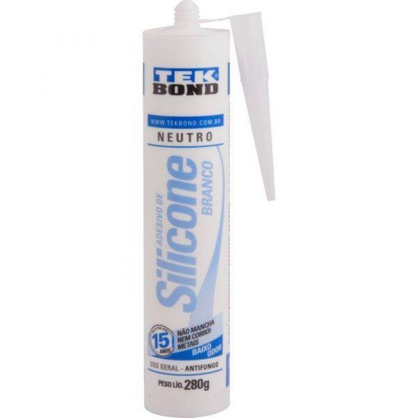 Silicone Neutro Branco 280g TekBond