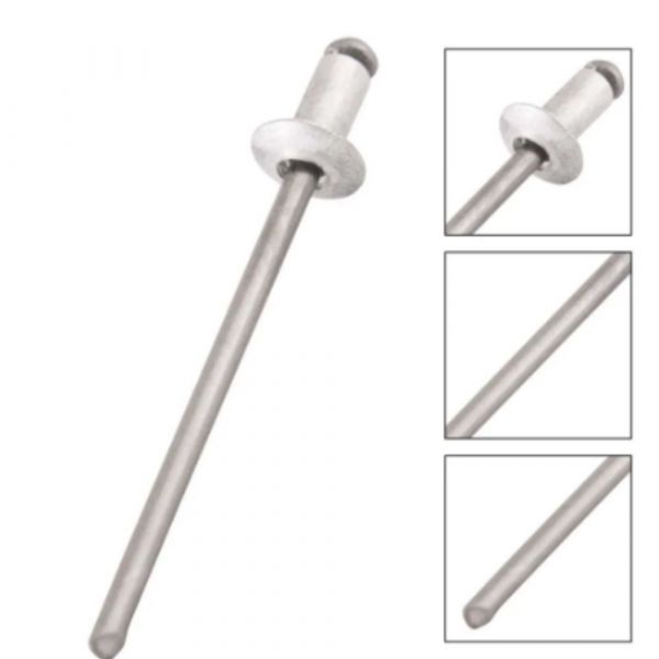 50 Unidades de Rebite de Repuxo 4,0mm x 16mm Nove54