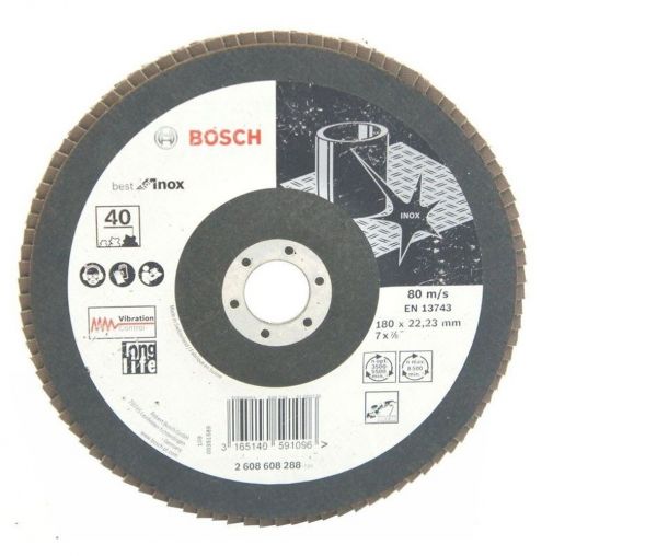 Disco Flap G 40 7Inox 2608608288 Disco Flap Disco G 40 7Bosch