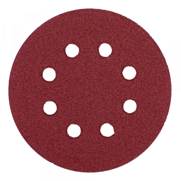 5 Discos de Lixa Velcro 125mm Grão 24 738009 MTX