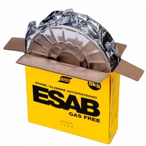 5Kg Arame de Solda Mig Uso Sem Gás 0,8mm Esab