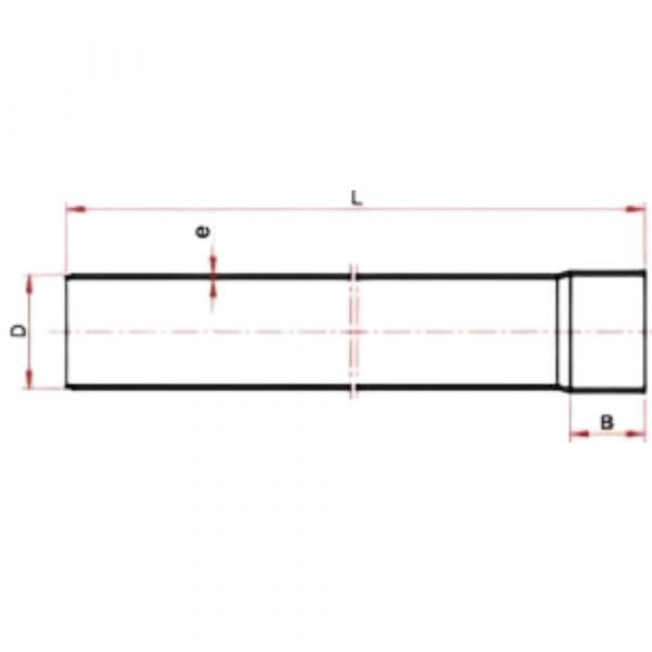 6 Metros de Tubo PVC Irrigação PN60 DN75 Tigre