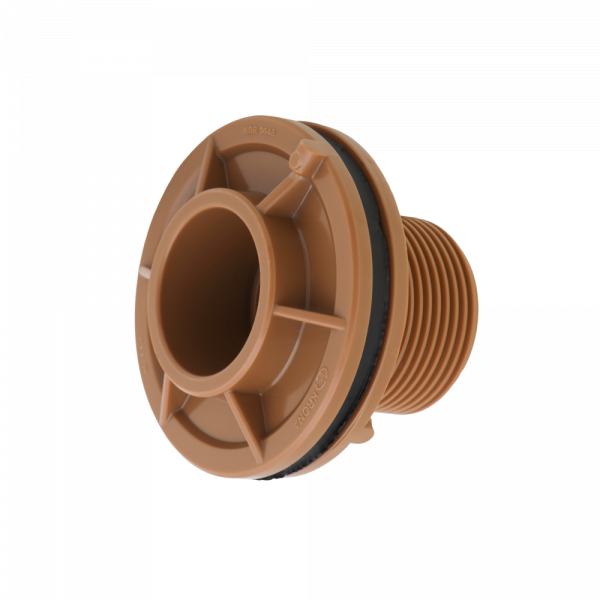 Adaptador com FLage Soldável para Caixa D'Água 50mm X 1.1/2 Pol. Krona