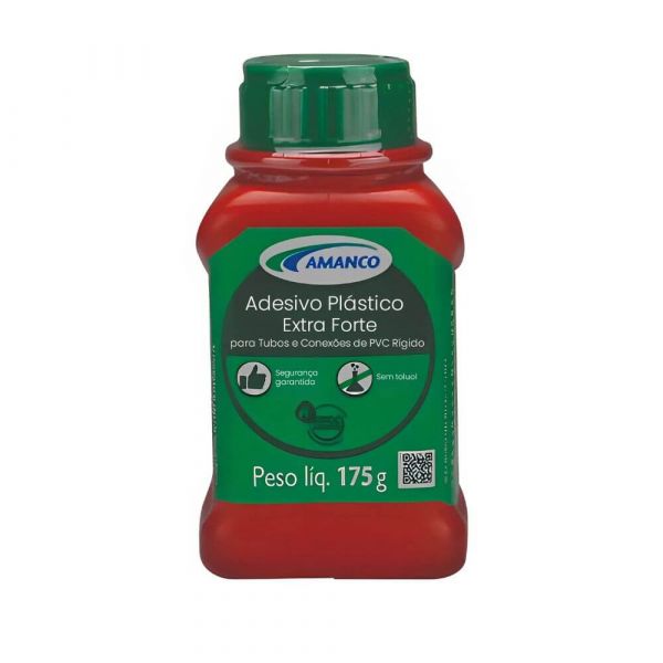 Adesivo Plástico Extra Forte PVC 175g Amanco
