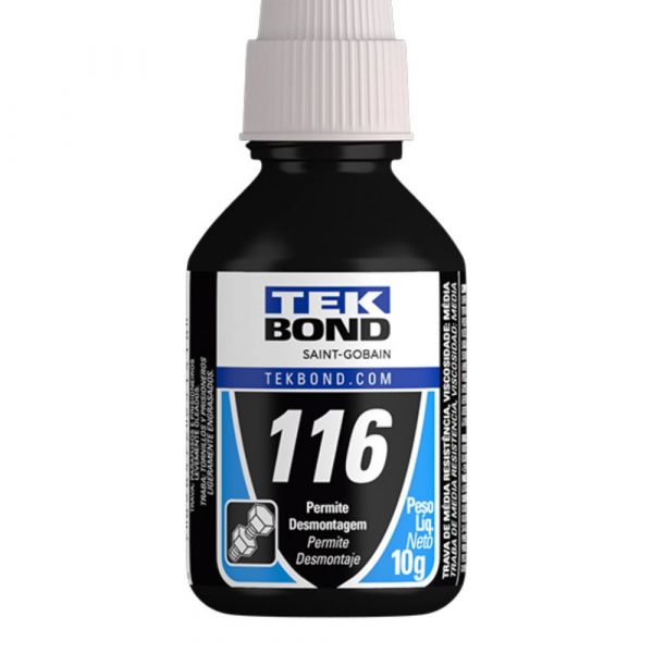 Adesivo Trava Parafuso 116 10g Azul TekBond