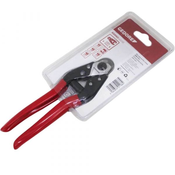 Alicate Corta Cabo de Aço 8 Pol. Gedore Red