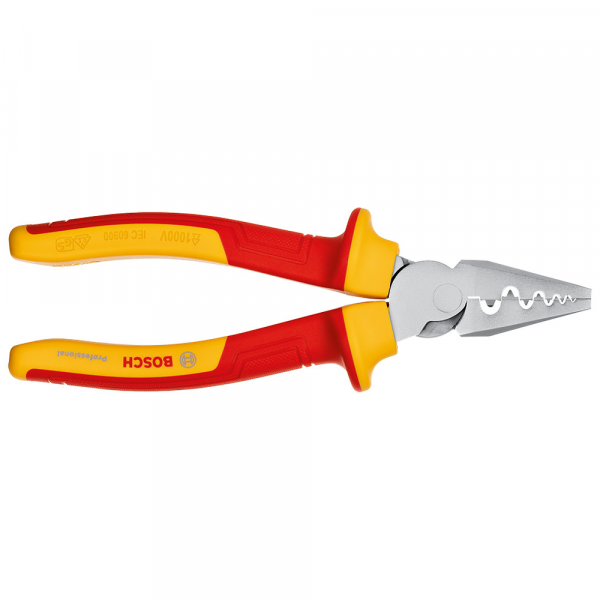 Alicate de Crimpagem de Terminais VDE 180mm 2NE6 Bosch