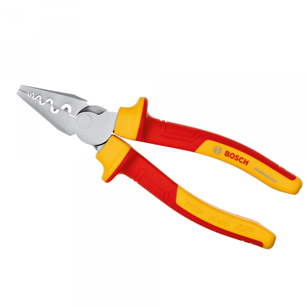 Alicate de Crimpagem de Terminais VDE 180mm 2NE6 Bosch