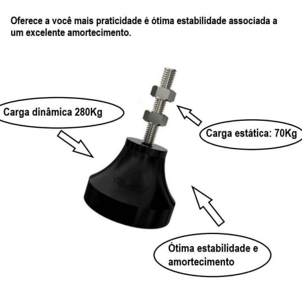 Amortecedor Spata Micro II 5/16” Vibra Stop 