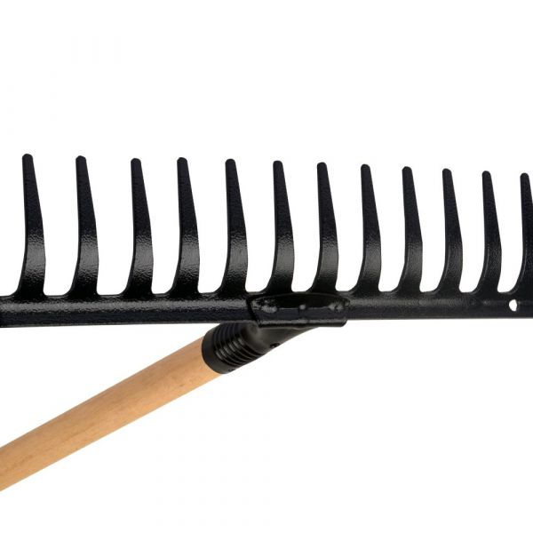 Ancinho Reforçado Curvo 16 Dentes com Cabo 1,20m Max