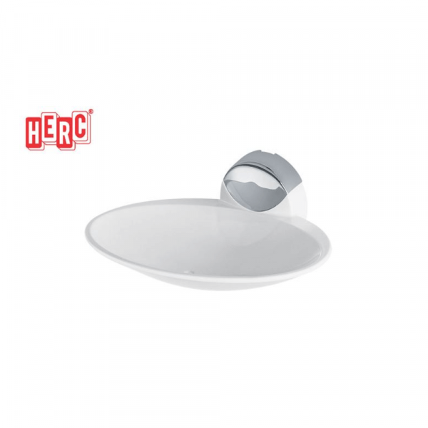 Saboneteira Lavello Branco com Cromado Herc