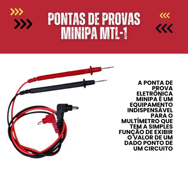 Pontas de Provas- Minipa MTL-1