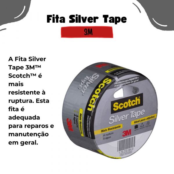Fita Silver Tape 45mmx5m 3M