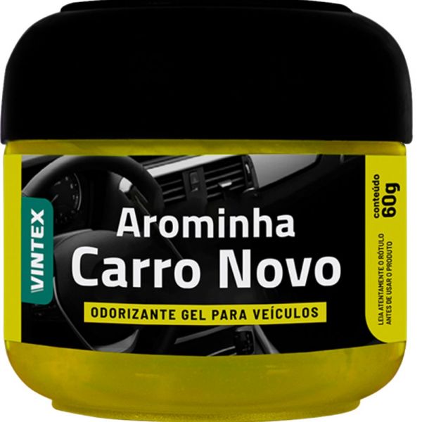 Aromatizante Gel Carro Novo 60g Vintex