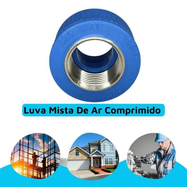 Luva Mista De Ar Comprimido 32mm x 1 Top Fusion