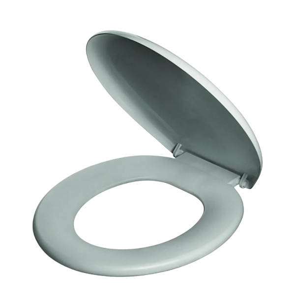 Assento Sanitário Almofadado Cinza Clássico PR1063-5 Atlas