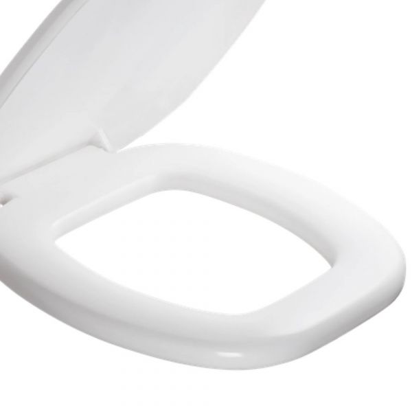 Assento Sanitário Almofadado Quadrado Branco PR1064-2 Atlas