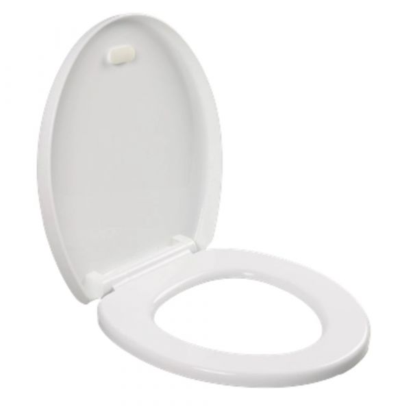 Assento Sanitário Fechamento Suave Oval Branco AT4063-2 Atlas