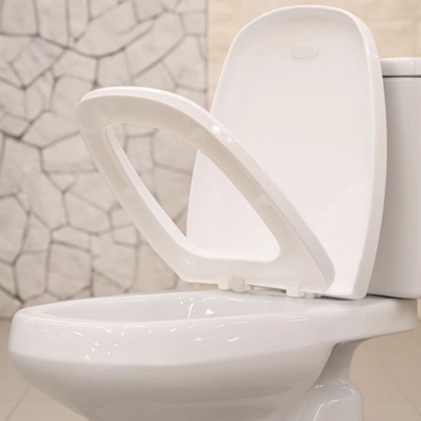 Assento Sanitário Fechamento Suave Oval Branco AT4063-2 Atlas