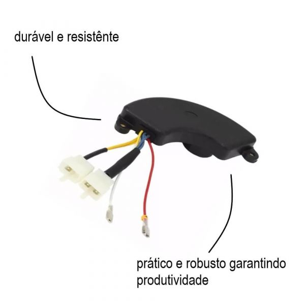 AVR Meia Lua Trifásico 220V 8 Fios Toyama