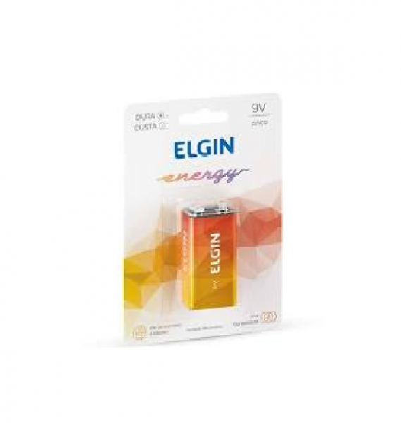Bateria Zinco 9v 1und Elgin Energy