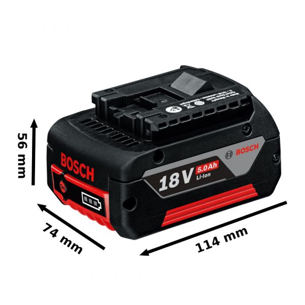 Bateria de Íons de Lítio 18V Bosch GBA 18V 5,0Ah