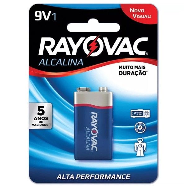 Bateria Alcalina 9v 1und Rayovac