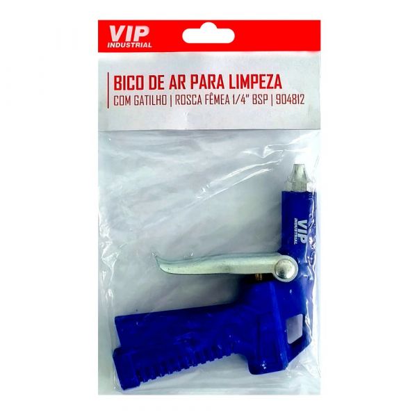 Bico de Ar para Limpeza Curto com Gatilho Vip Industrial