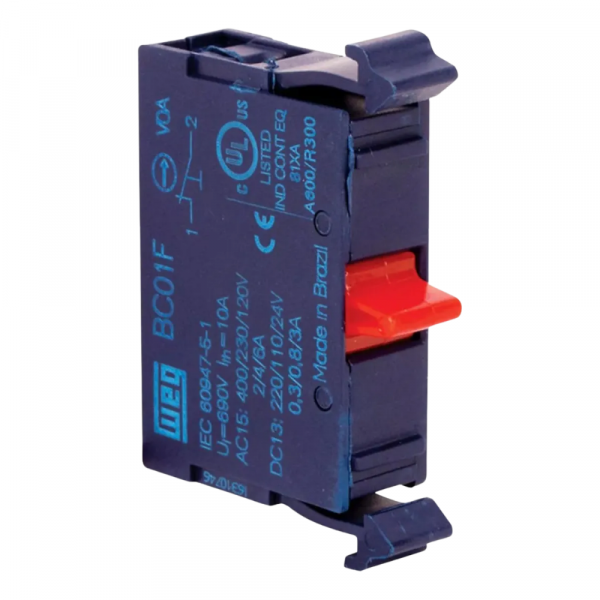 Bloco Contato Auxiliar 1NF BC01F-CSW Weg