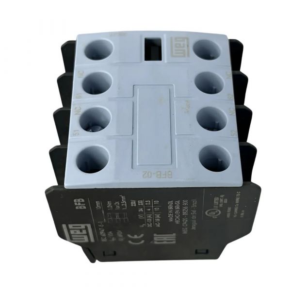 Bloco de Contato Auxiliar 2NF BFB-02 CWB9-125 AZ Contator Frontal Weg