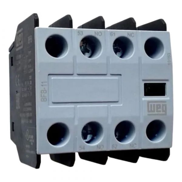 Bloco de Contato Auxiliar BFB-11 Frontal 1NA+1NF Weg 