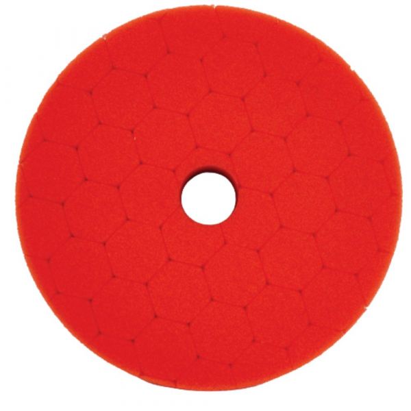 Boina de Espuma Hexagonal 3 Pol. para Roto Orbital Vermelha Super Lustro Sigma Tools