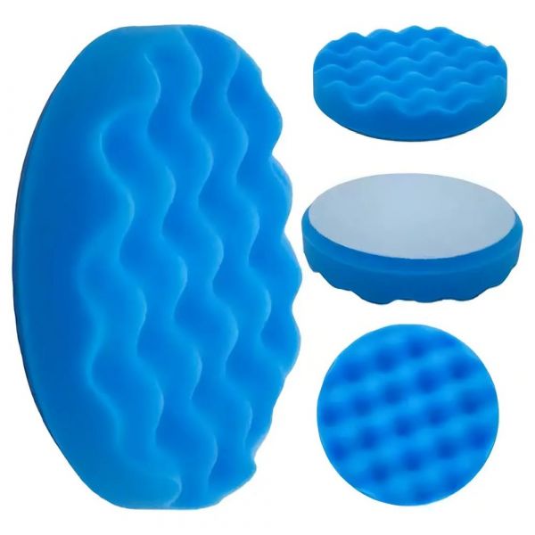 Boina Espuma Waffle 5 Pol. 60 Corte Leve Azul Sigma Tools