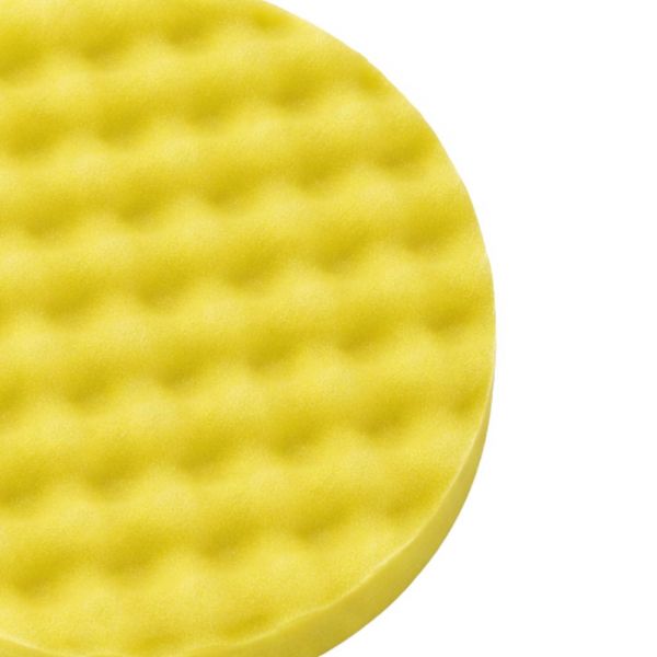 Boina Espuma Waffle 5 Pol. 80 Corte Médio Amarela Sigma Tools