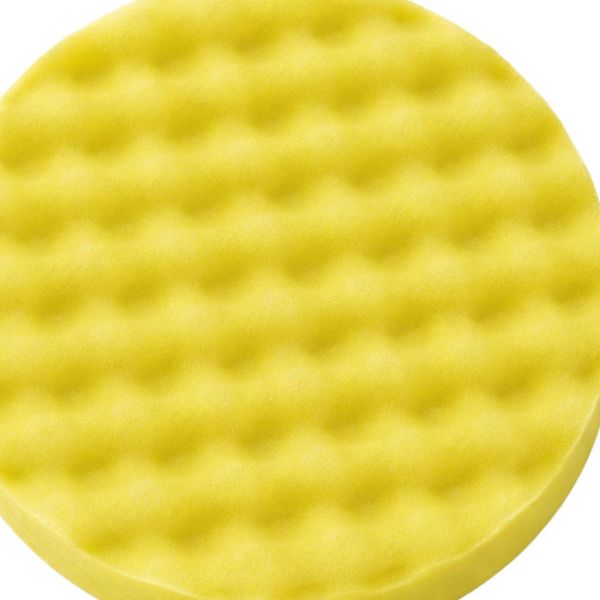 Boina Espuma Waffle 8 Pol. 80 Corte Médio Amarela Sigma Tools