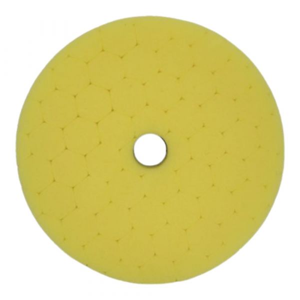 Boina Hexagonal 3 Pol. para Roto Orbital Amarela Corte Médio Sigma Tools