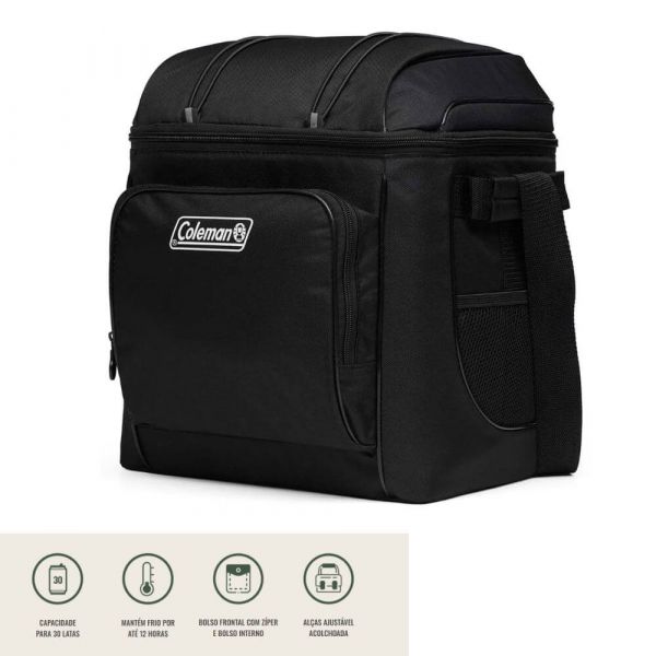 Bolsa Térmica Chiller 30 Latas Preta Coleman