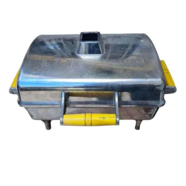 Churrasqueira Portátil Bafo Gold Alumínio com Tampa Durafort