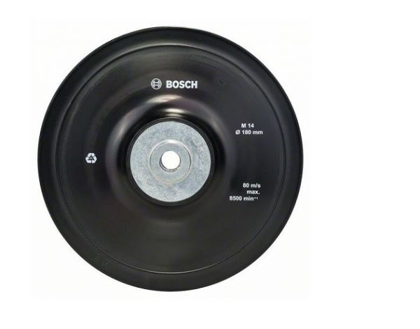 Prato de Borracha para Disco de Fibra com porca M14 Bosch 2608601209