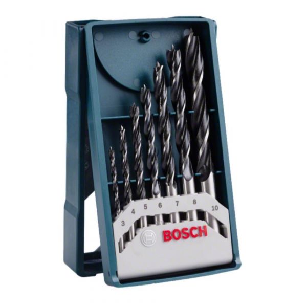 Jogo de Brocas Madeira Bosch Mini X-Line 3-10mm 7 pçs 2607017505000 Bosch