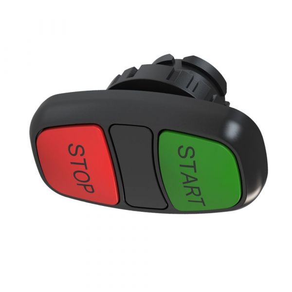 Botão Duplo Faceado CSW2-BDF21SS-WH Duplo faceado (IP66) Pulsador Verde/Vermelho Weg