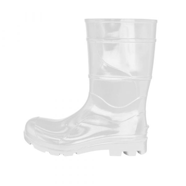Bota de Borracha Cano Médio Branca N° 45 Cartom